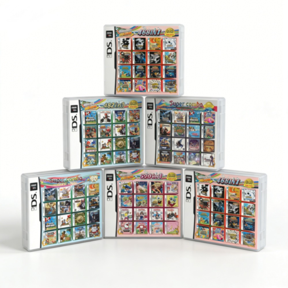 Retro Gaming System - •Pokem0n Themed Multi-Game Cartridge For DS/3DS/NDSL/2DS-Preloaded