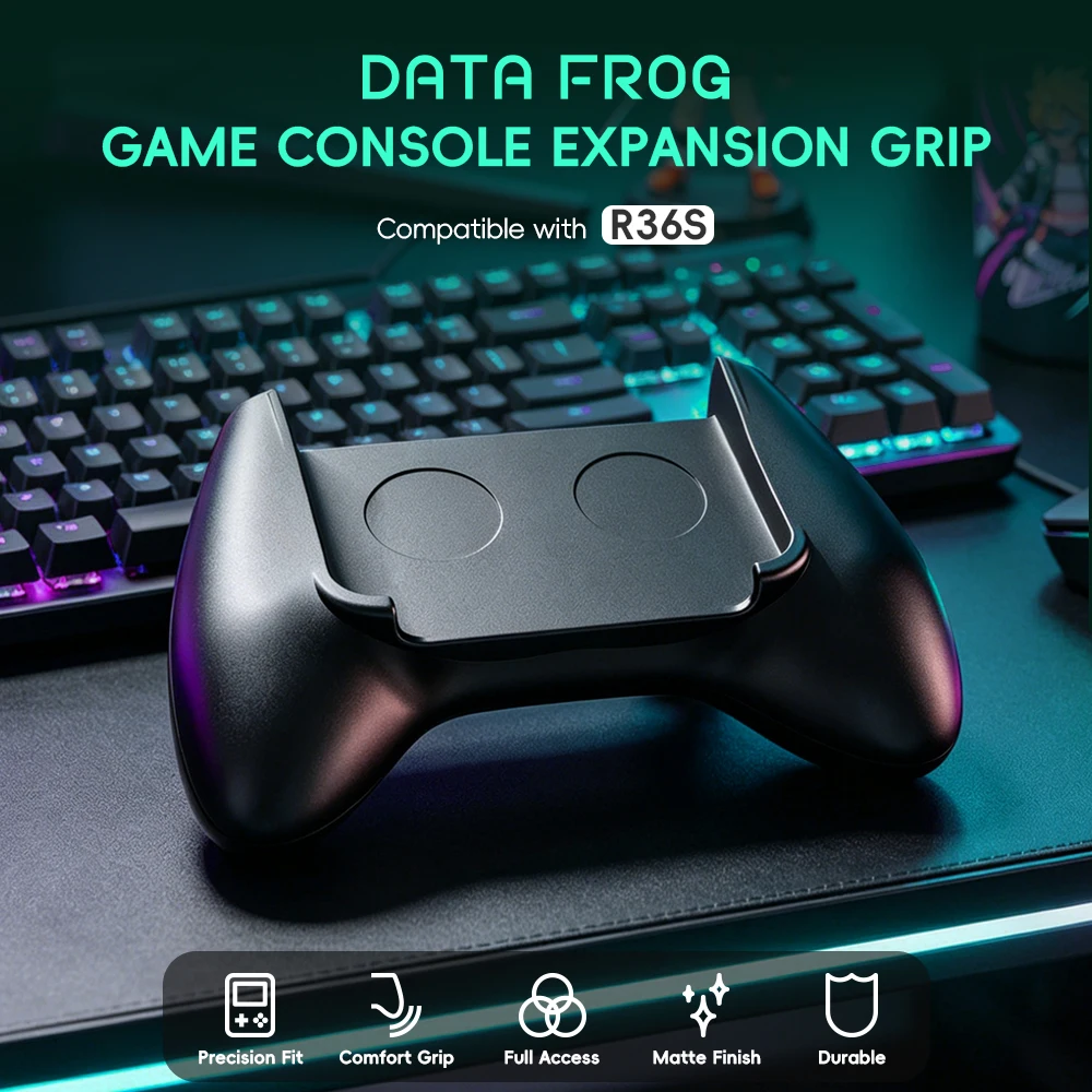 Retro Gaming Expo - Data Frog R36S Game Grip Ergonomic