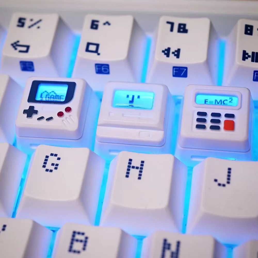 Retro Gaming Expo - K-04 3-in-1 Creative Retro Transparent Keycap