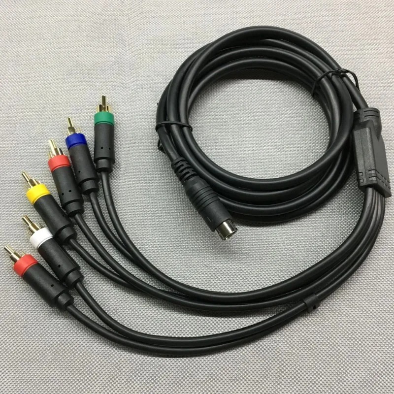 Retro Gaming Cable - For SEGA Saturn RGB/RGBS RCA Composite
