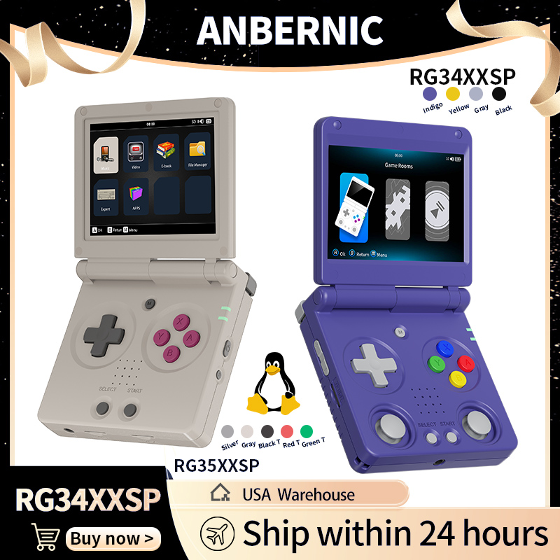 Anbernic RG34XXSP RG35XXSP Fli - Retro Gaming Os recension och pris