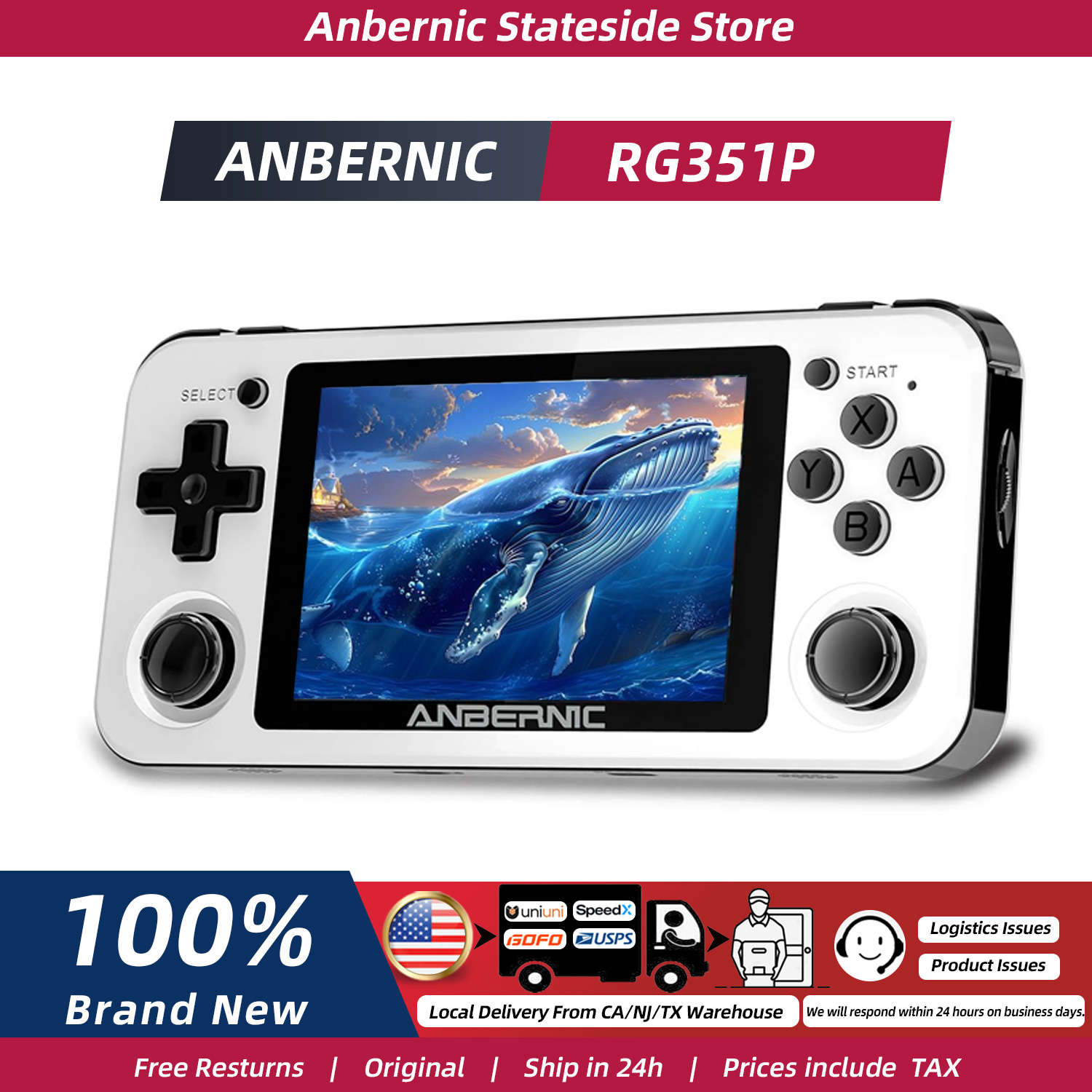 ANBERNIC RG351P Handheld Retro - Retro Gaming Kiosk recension och pris