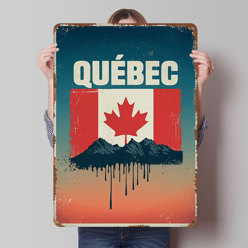 Quebec Travel Printed Poster C - Retro Gaming Quebec recension och pris