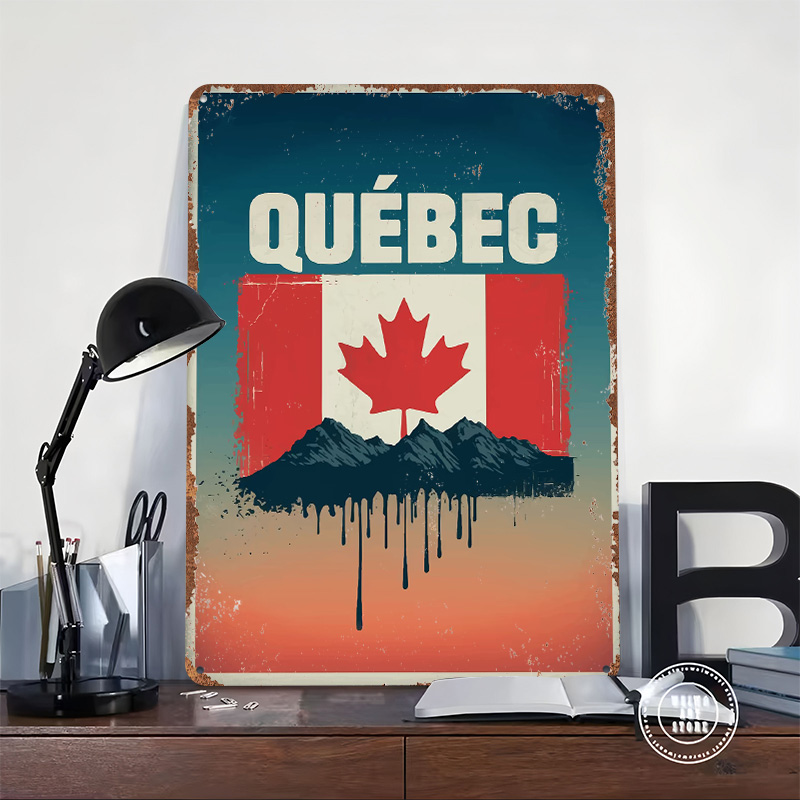 Quebec Travel Printed Poster C - Retro Gaming Quebec recension och pris