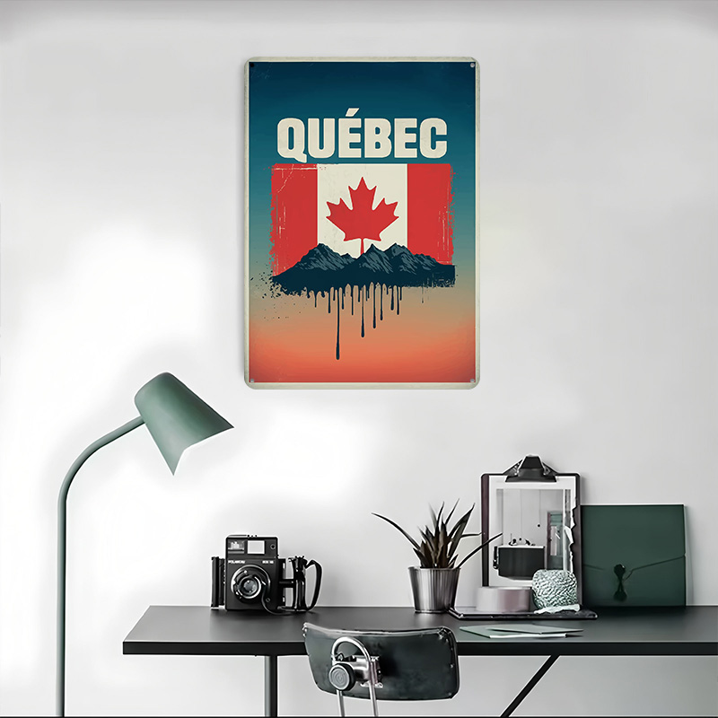 Quebec Travel Printed Poster C - Retro Gaming Quebec recension och pris
