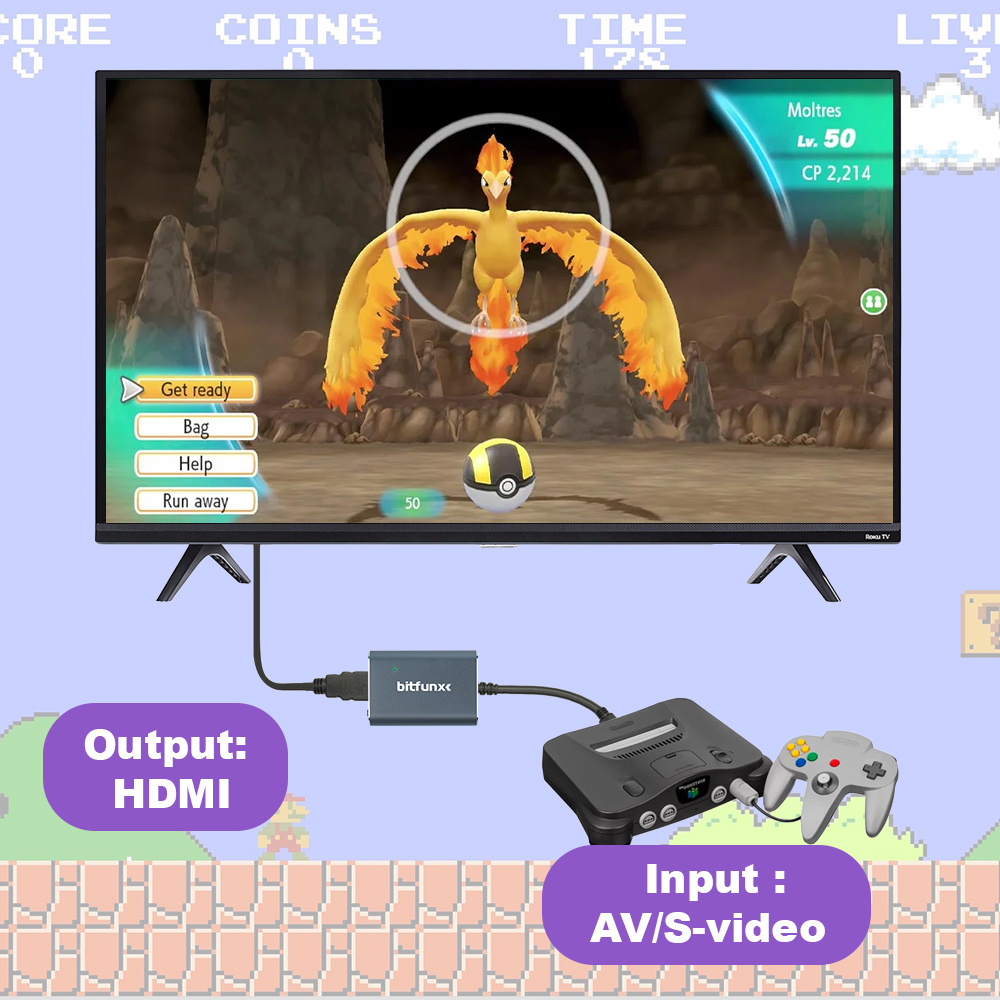 Bitfunx 720P Svideo / AV To HD - Retro Gaming Os recension och pris