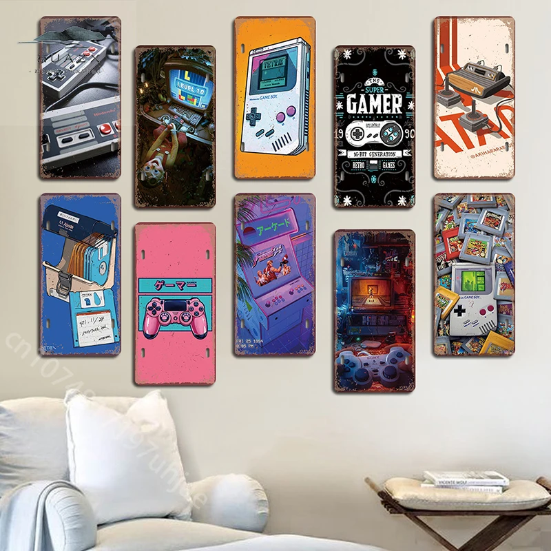Vintage Gaming Metal Sign Retr - Retro Gaming Tv recension och pris