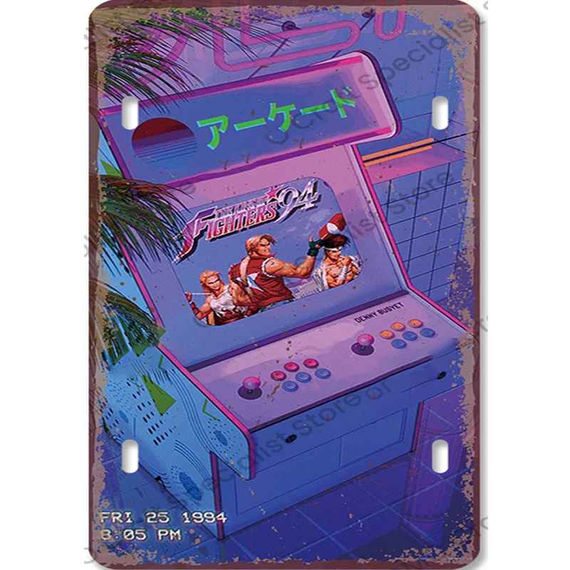 Vintage Gaming Metal Sign Retr - Retro Gaming Tv recension och pris
