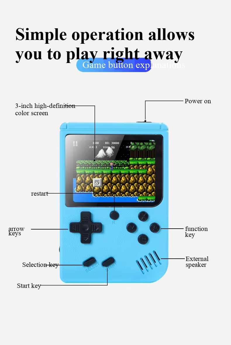 400 In 1 MINI Games Handheld G - Retro Gaming Os recension och pris