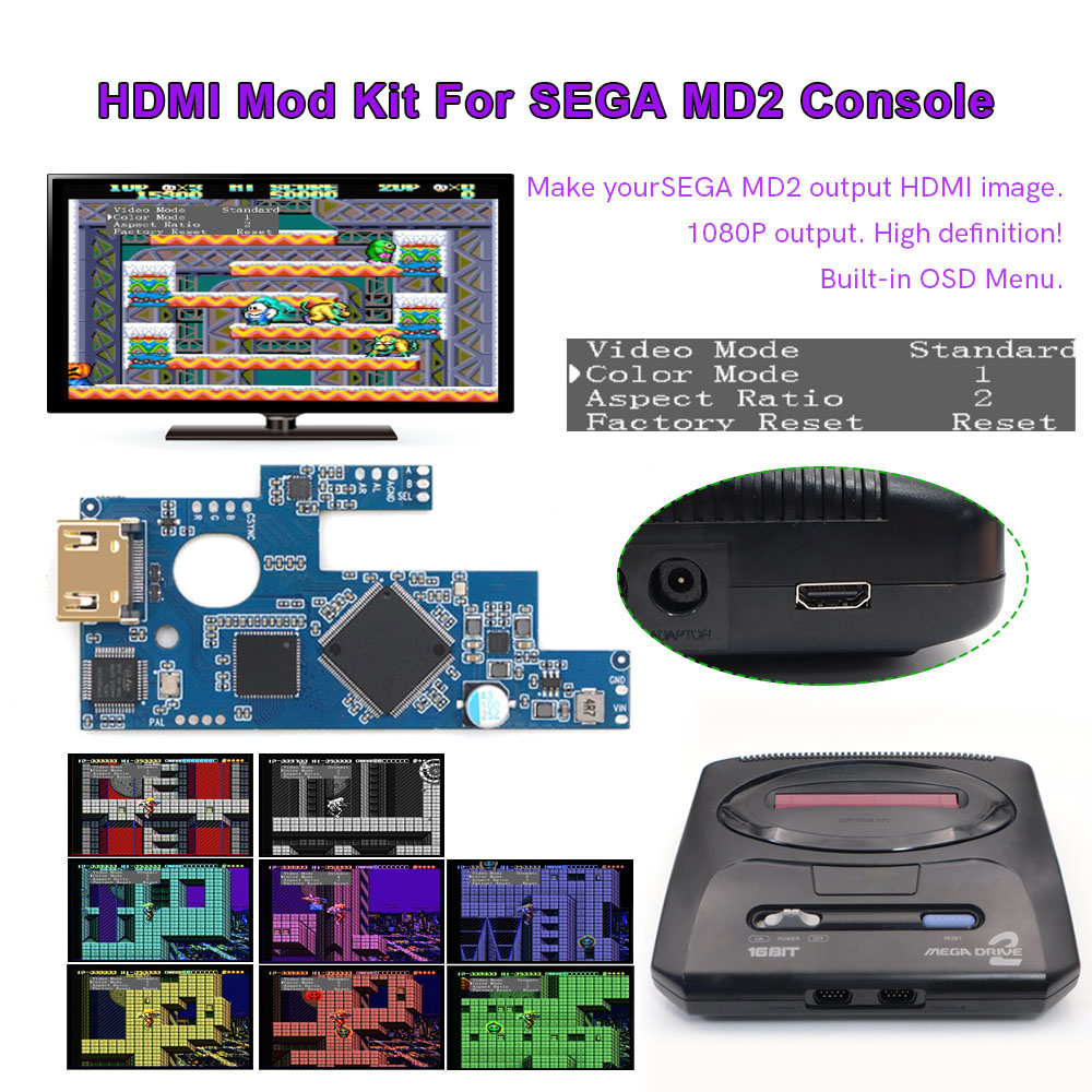 Hispeedido SEGA MD2 HDMI For S - Retro Gaming Cable recension och pris