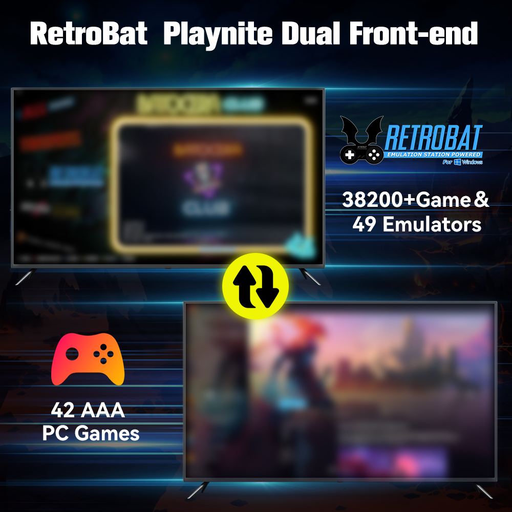 Retrobat＆Playnite System HDD R - Retro Gaming Os recension och pris