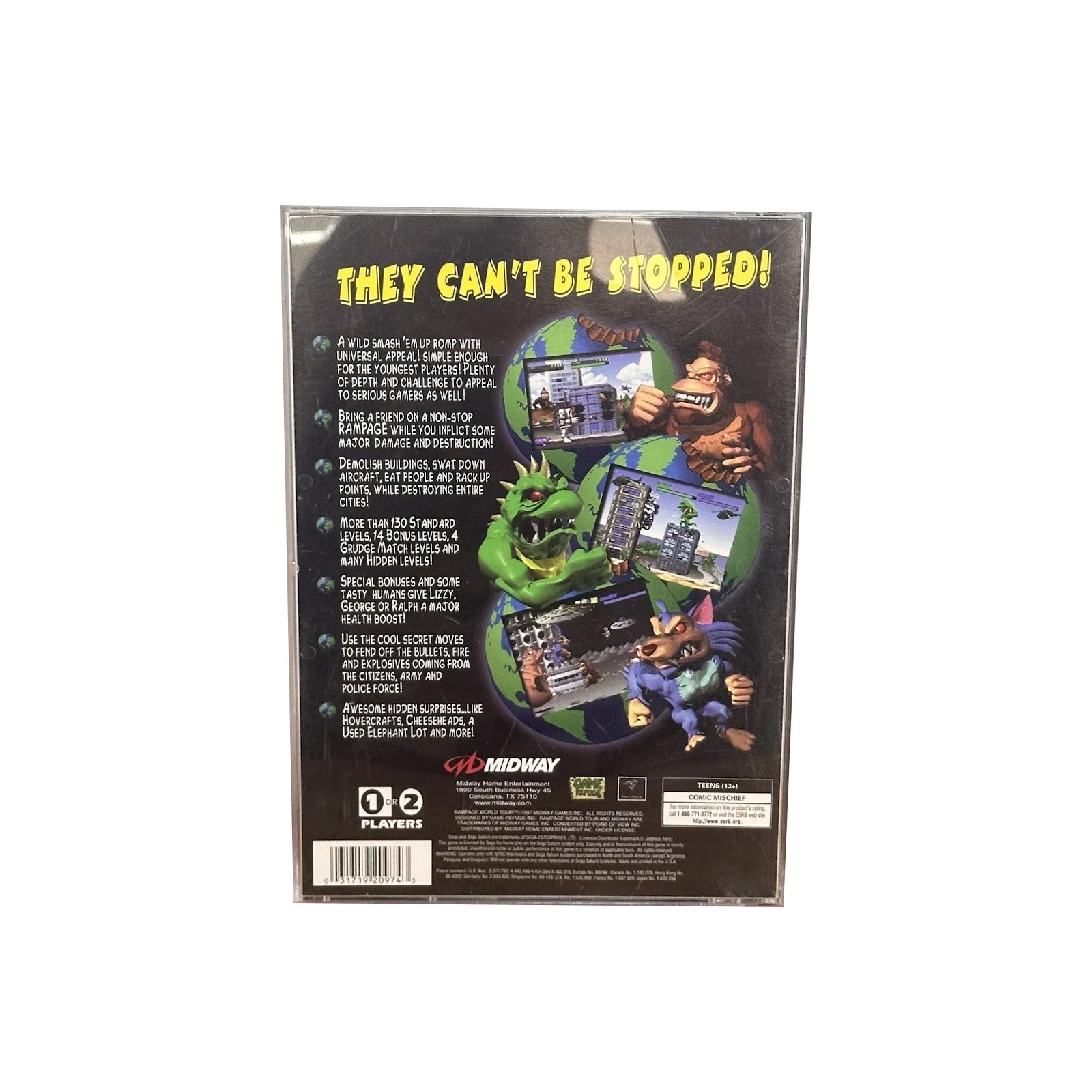 Saturn Copy Disc Game rampage  - Retro Gaming Expo recension och pris