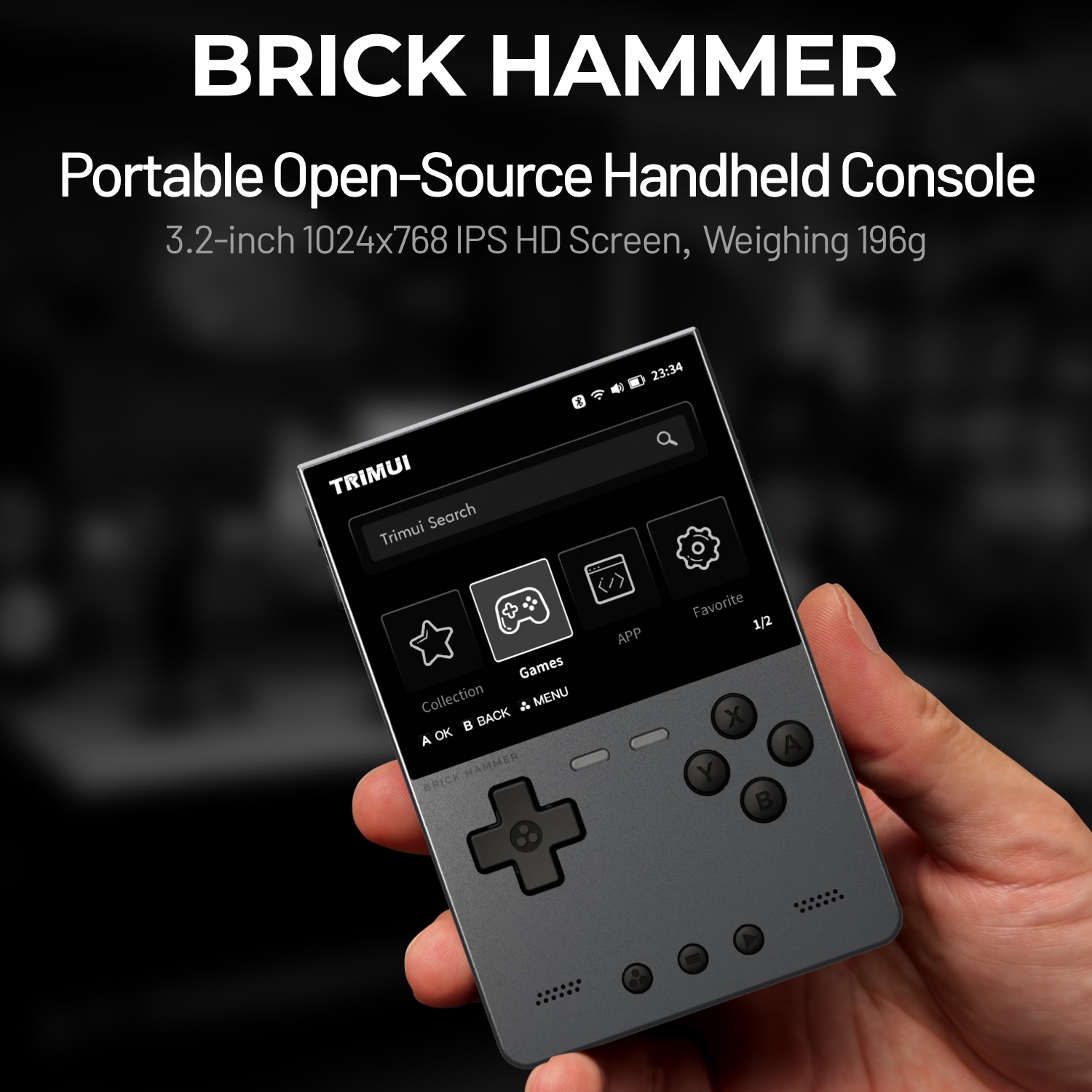 TRIMUI BRICK HAMMER Retro Hand - Retro Gaming Phone recension och pris