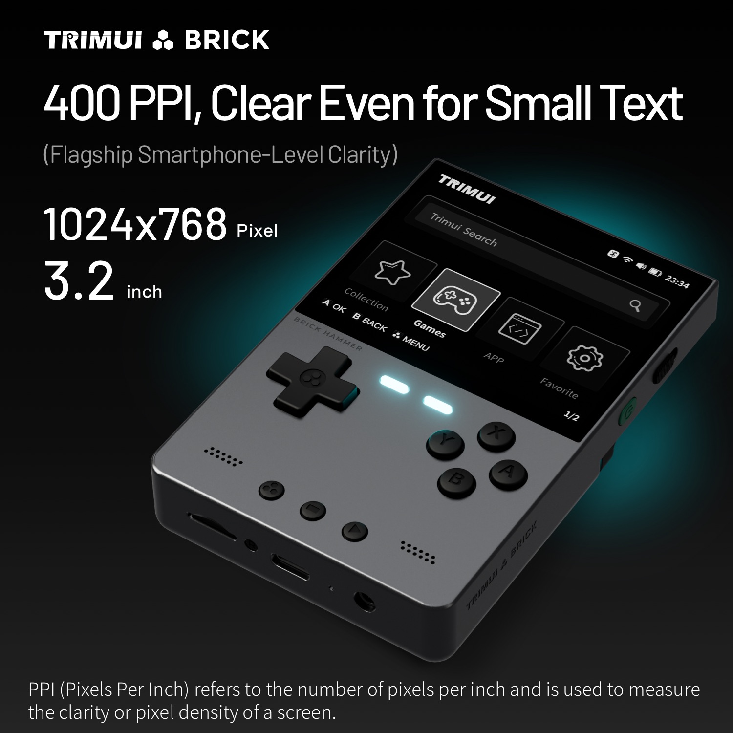 TRIMUI BRICK HAMMER Retro Hand - Retro Gaming Phone recension och pris
