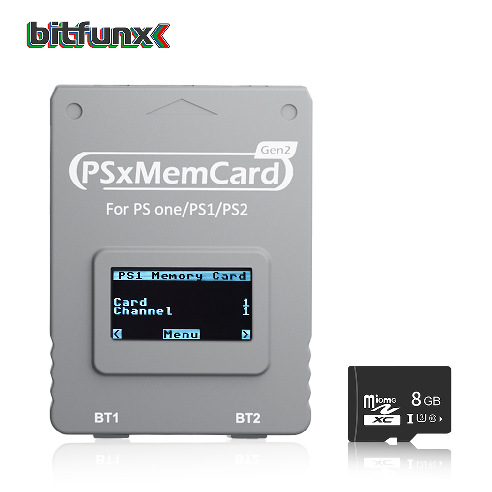 Bitfunx PSxMemCard Gen2 Store  - Retro Gaming Monitor recension och pris