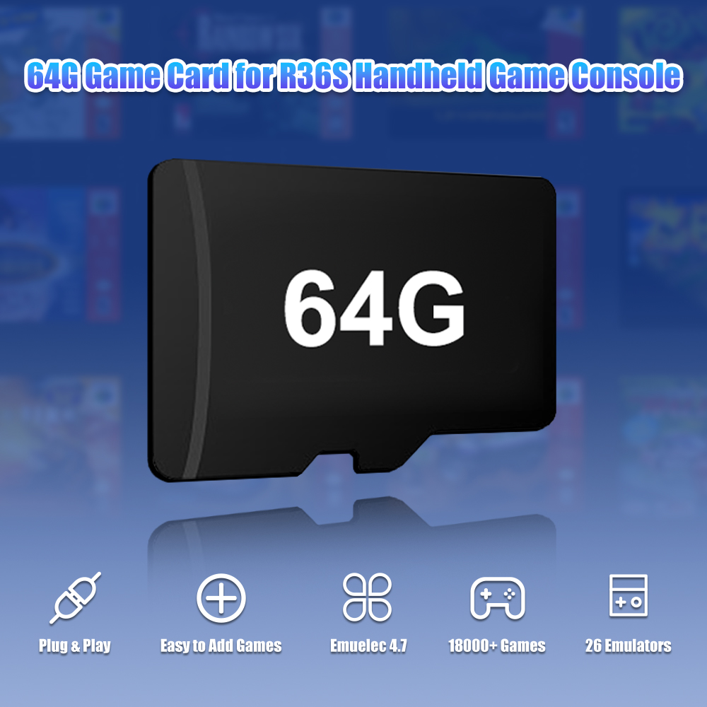 64G Game TF Card for R36S Vide - Retro Gaming Expo recension och pris