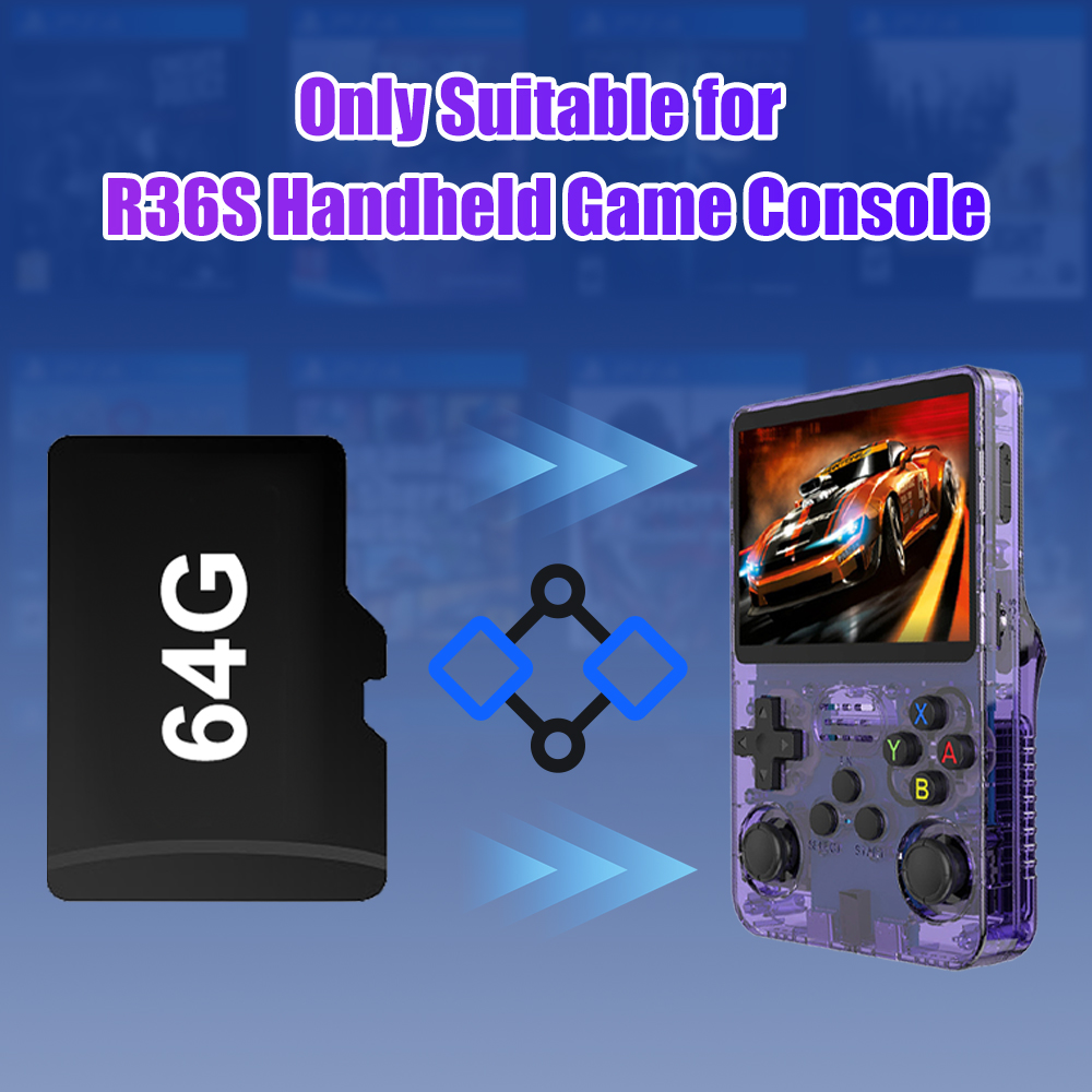 64G Game TF Card for R36S Vide - Retro Gaming Expo recension och pris