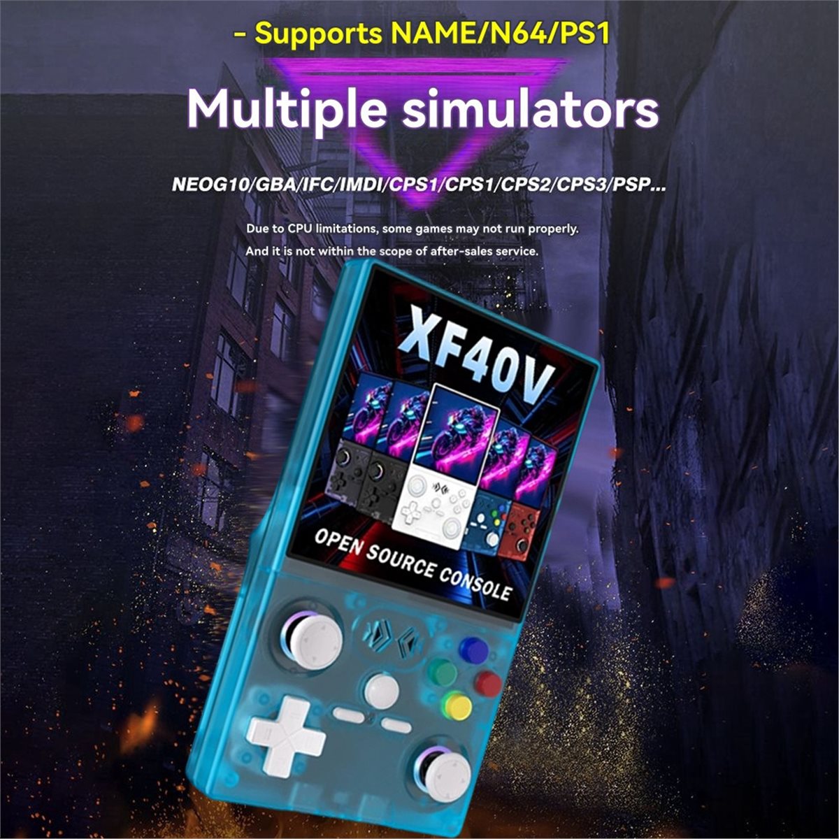 A86G NEW XF40V Retro Handheld  - Retro Gaming System recension och pris