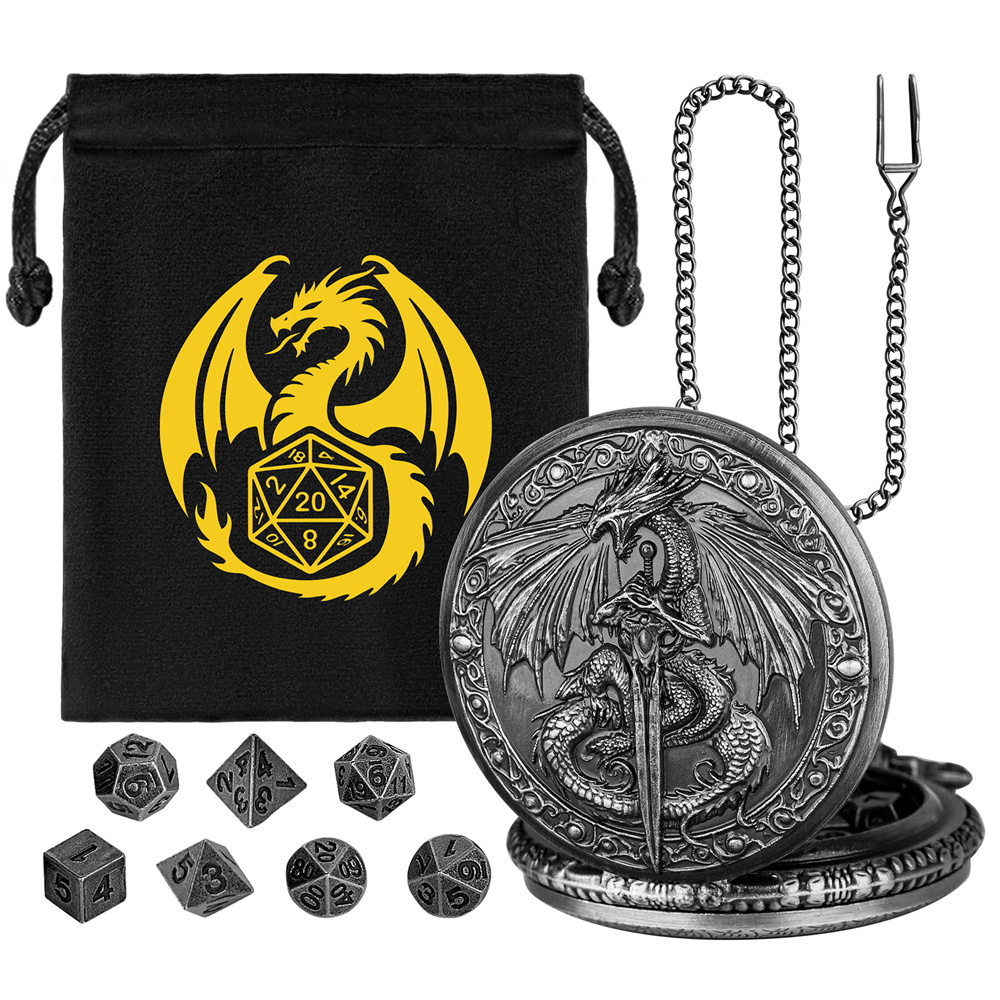 Bronze/Grey Black Sword Dragon - Retro Gaming Gifts recension och pris