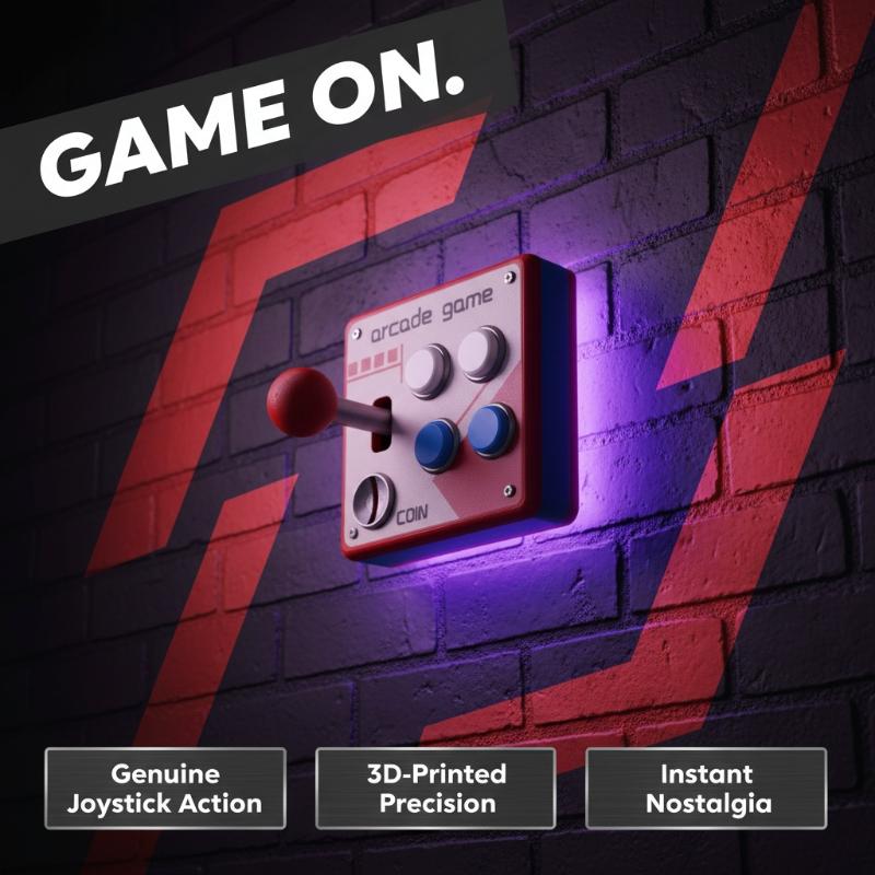 Retro Arcade Game Button Switc - Retro Gaming Gifts recension och pris