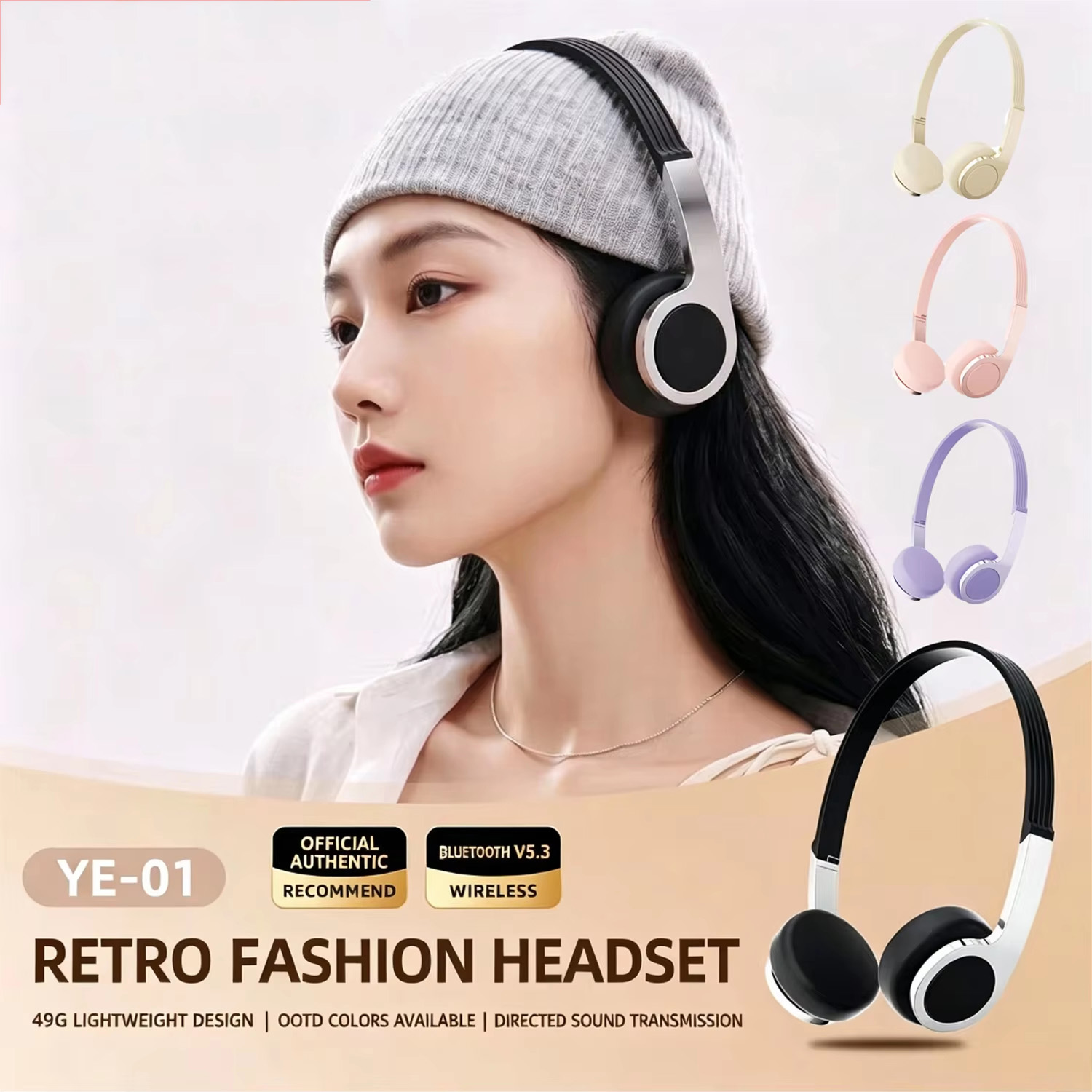 New Retro Compact Over-Ear Blu - Retro Gaming Cable recension och pris