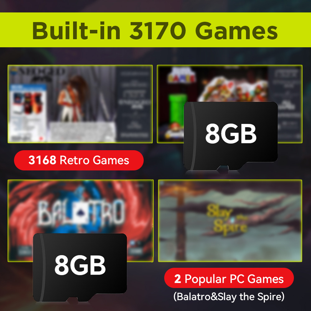 8GB Game TF Card with 3170 Ret - Retro Gaming Os recension och pris