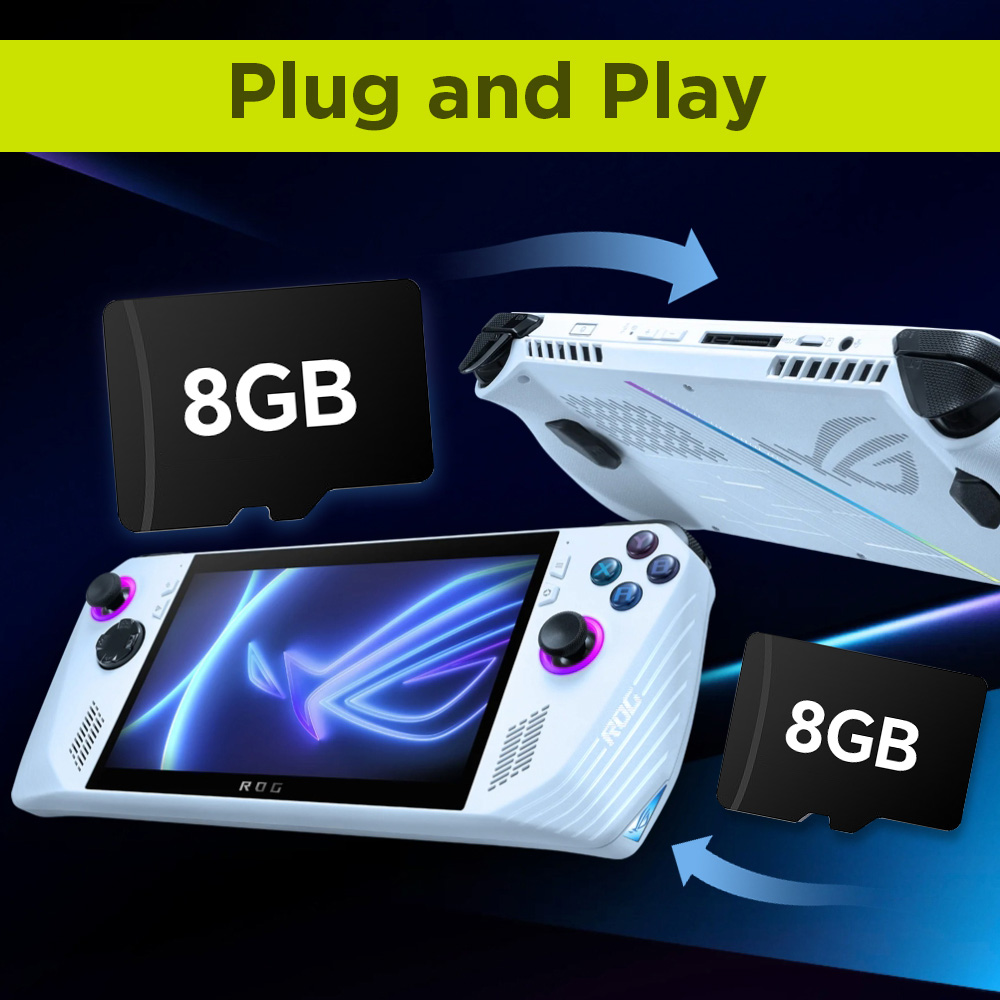 8GB Game TF Card with 3170 Ret - Retro Gaming Os recension och pris
