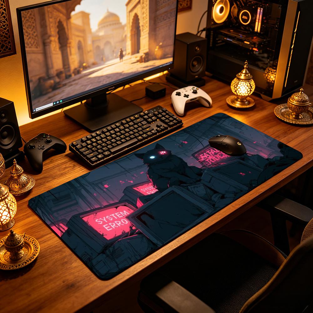 Cyberpunk Black Cat Large Gami - Retro Gaming System recension och pris