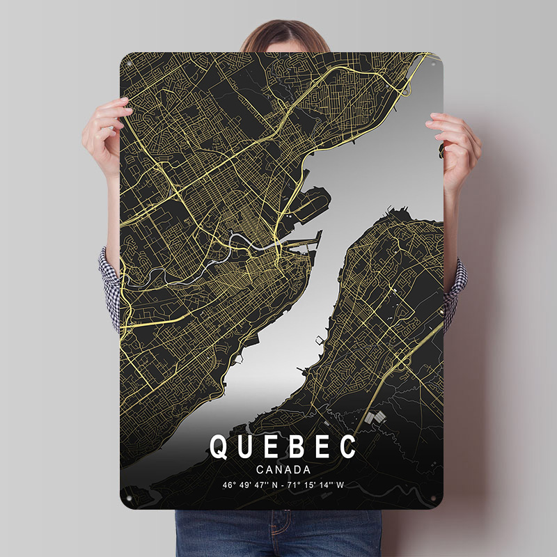 Quebec Silver City Map Printed - Retro Gaming Quebec recension och pris