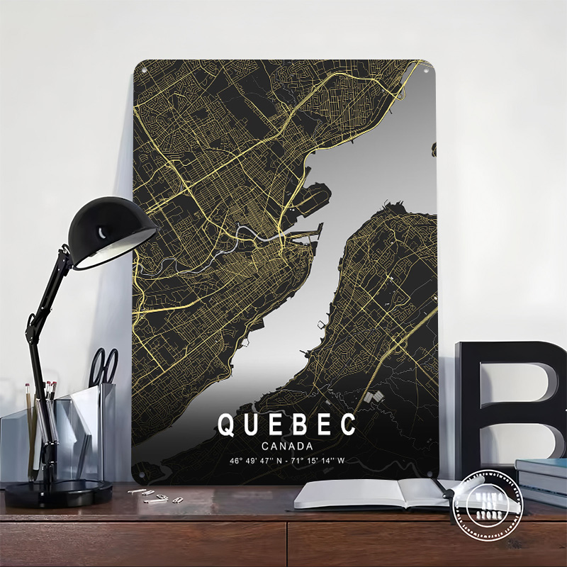 Quebec Silver City Map Printed - Retro Gaming Quebec recension och pris