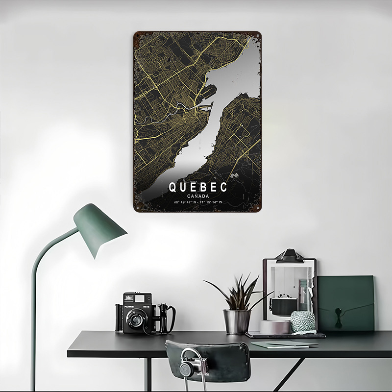 Quebec Silver City Map Printed - Retro Gaming Quebec recension och pris
